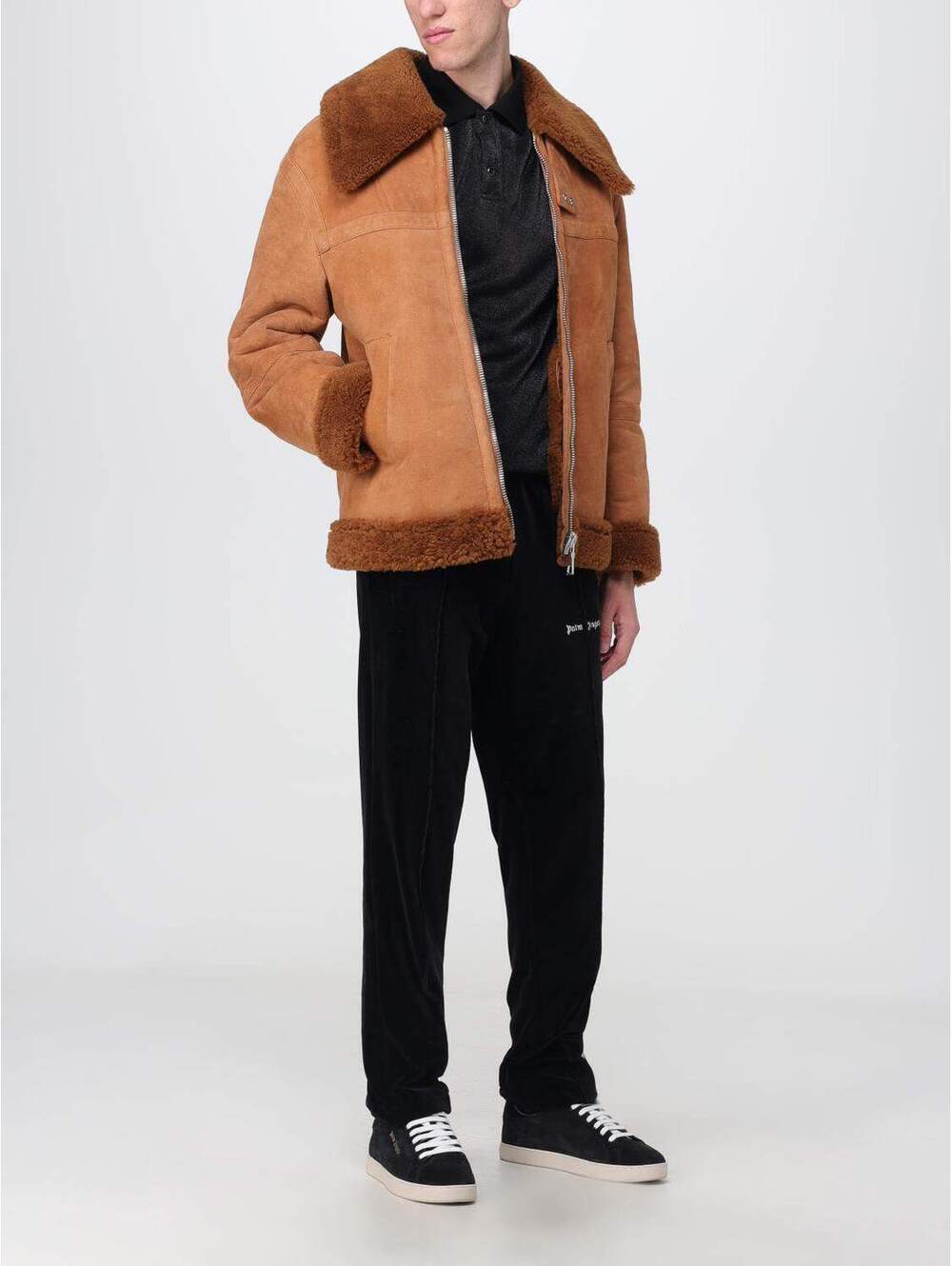 Palm Angels University Shearling Jacket NWT MSRP $3,175